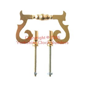 Bracket Clock Handles (Solid Brass)